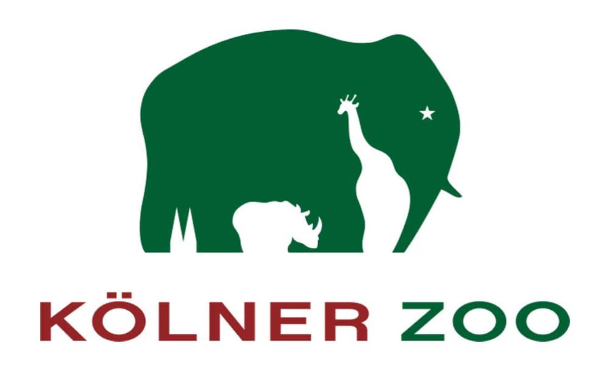 Tier sind die Attraktion jedes Zoos. Beim Kölner Zoo verstecken sie sich sogar im logo: Vor dem grünen Elefanten stehen Giraffe und Nashorn. Und auch ein Wahrzeichen der Stadt findet sich im Elefanten: Die Türme des Kölner Doms.