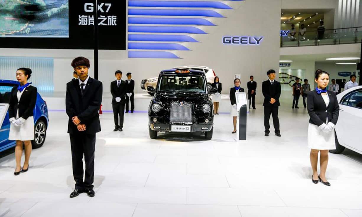 Dieser Geely aus China ist einem legendären London Cab nachempfunden.