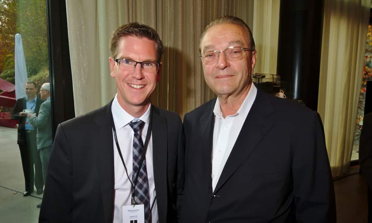 Urs Sommer, Leiter Geschäftsentwicklung, Kessler & Co. AG;
Oswald Grüber, Referent