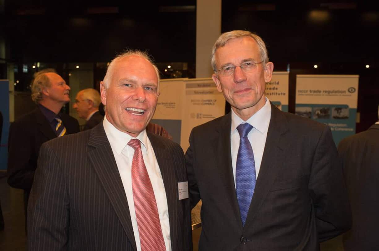 Hans Hess, economiesuisse; Peter Gottwald, deutscher Botschafter