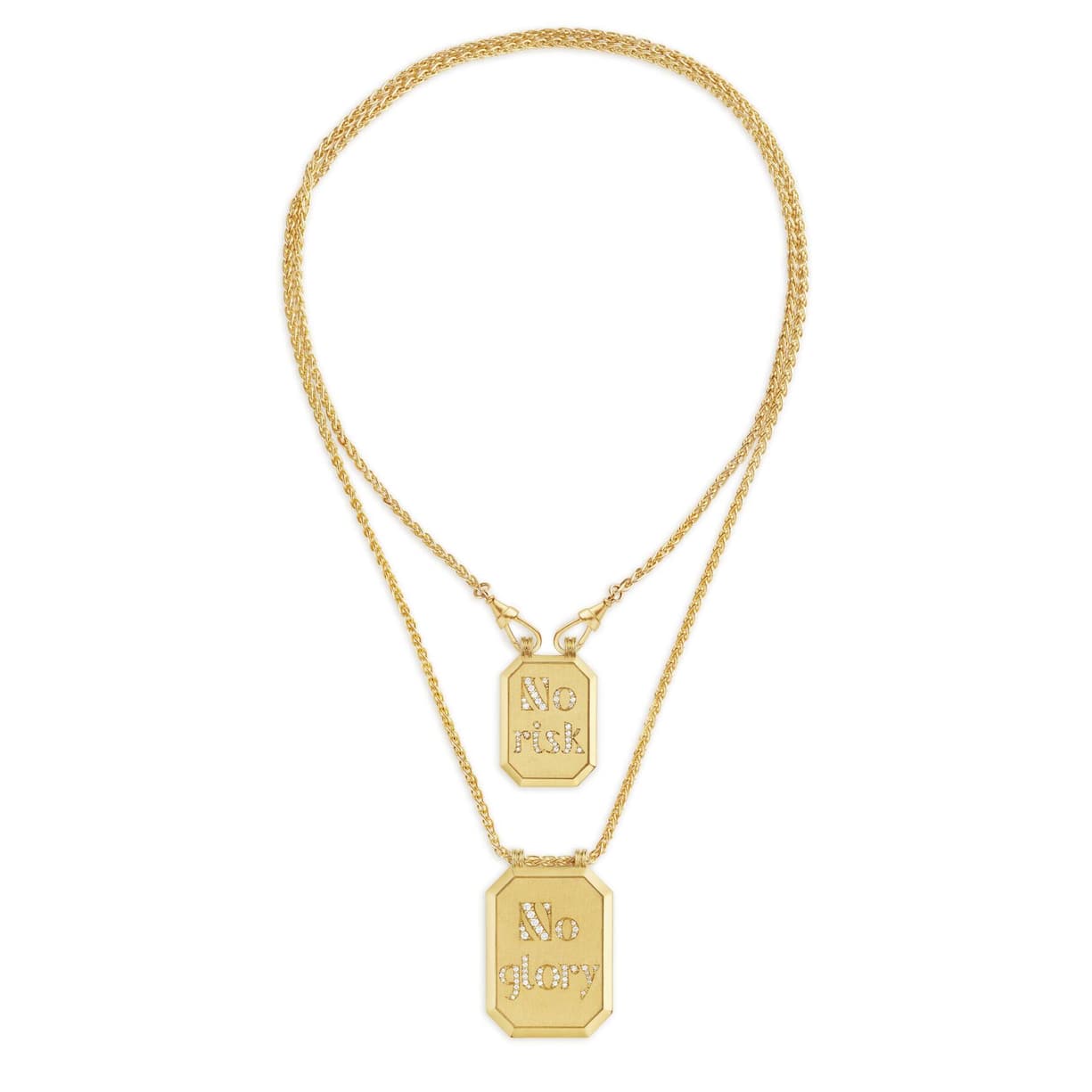 Zweideutige Botschaften in Gold, besetzt mit ­Diamanten: