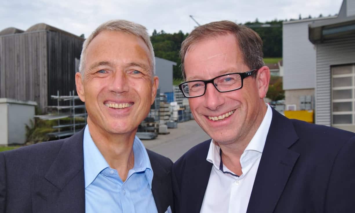 Axel P. Lehmann, Group COO, UBS AG;
Hans-Willy Brockes, Geschäftsführer, ESB Marketing Netzwerk AG