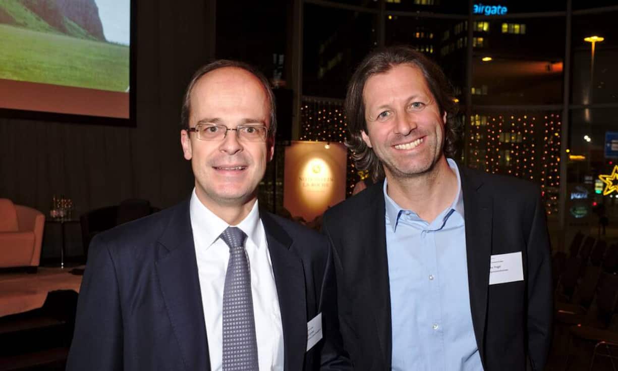 Silvan Schriber, Leiter Region Zürich/Zentralschweiz, Notenstein La Roche Privatbank AG;
Joko Vogel, Verwaltungsratspräsident, COMPRESSO AG