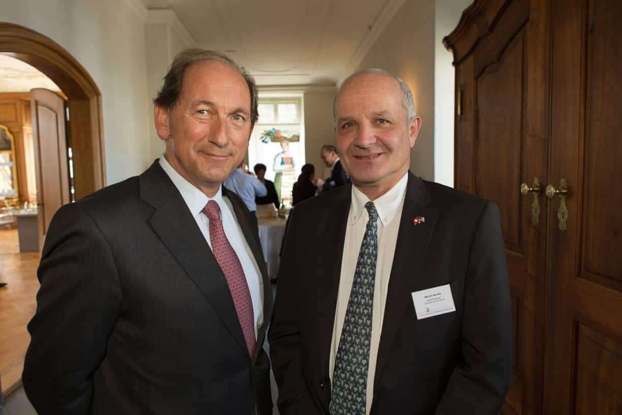 Paul Bulcke, Nestlé AG, CEO; Martin Naville, AMCHAM, CEO
