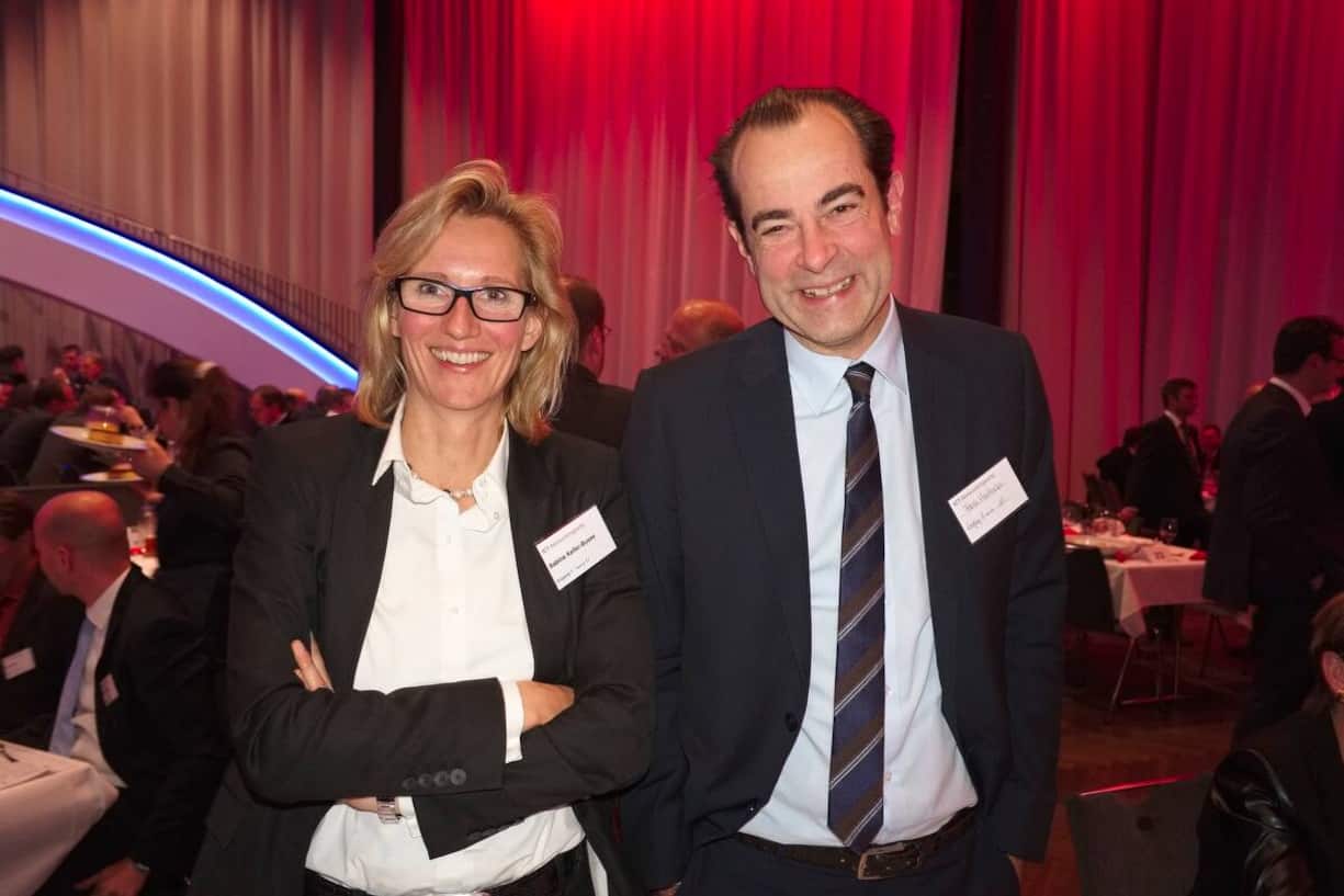 Sabine Keller-Busse, COO, UBS Switzerland; Frank Marthaler, Konzernleitungsmitglied, Die Schweizerische Post AG