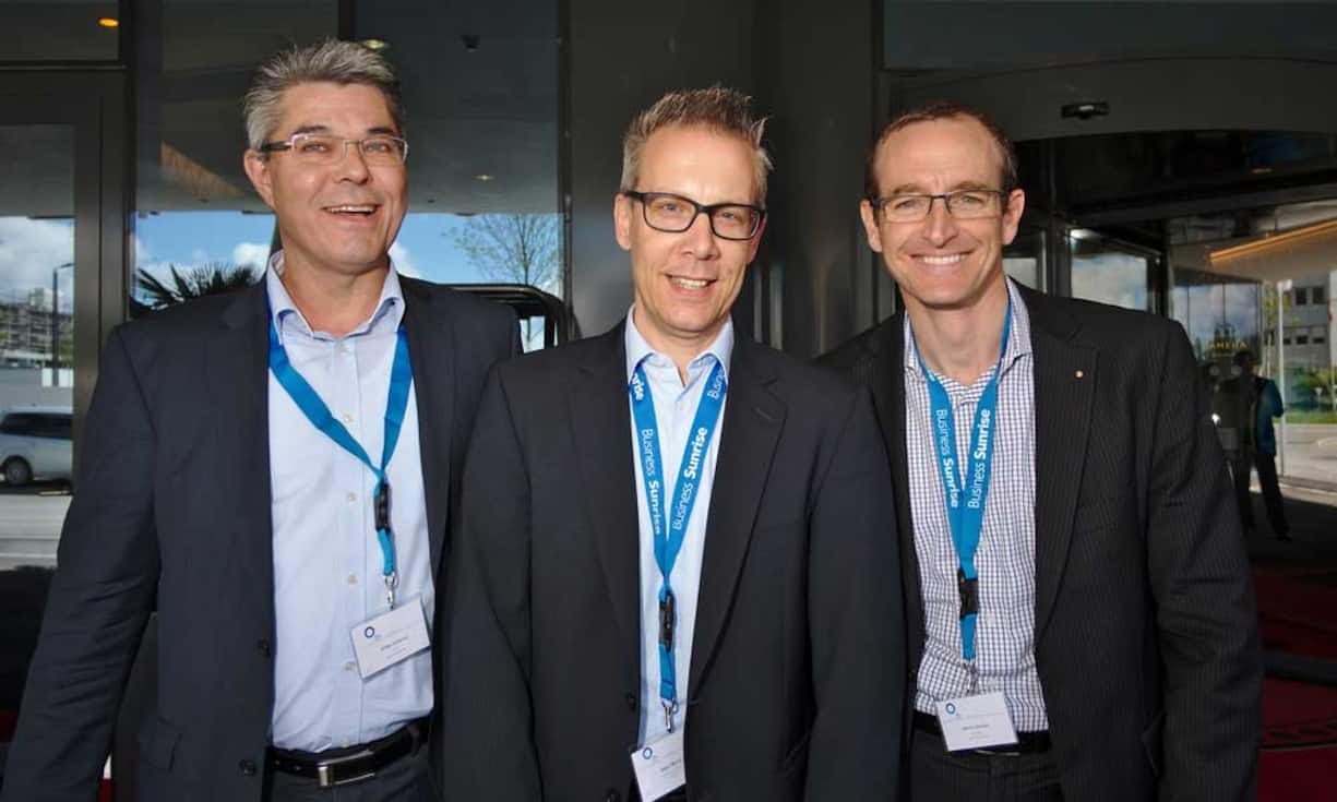 Urban Scherrer, CEO, cash zweiplus ag;
Roger Wernli, Gründer und CEO, Previon;
Marcel Gamper, Stv. CEO, cash zweiplus ag