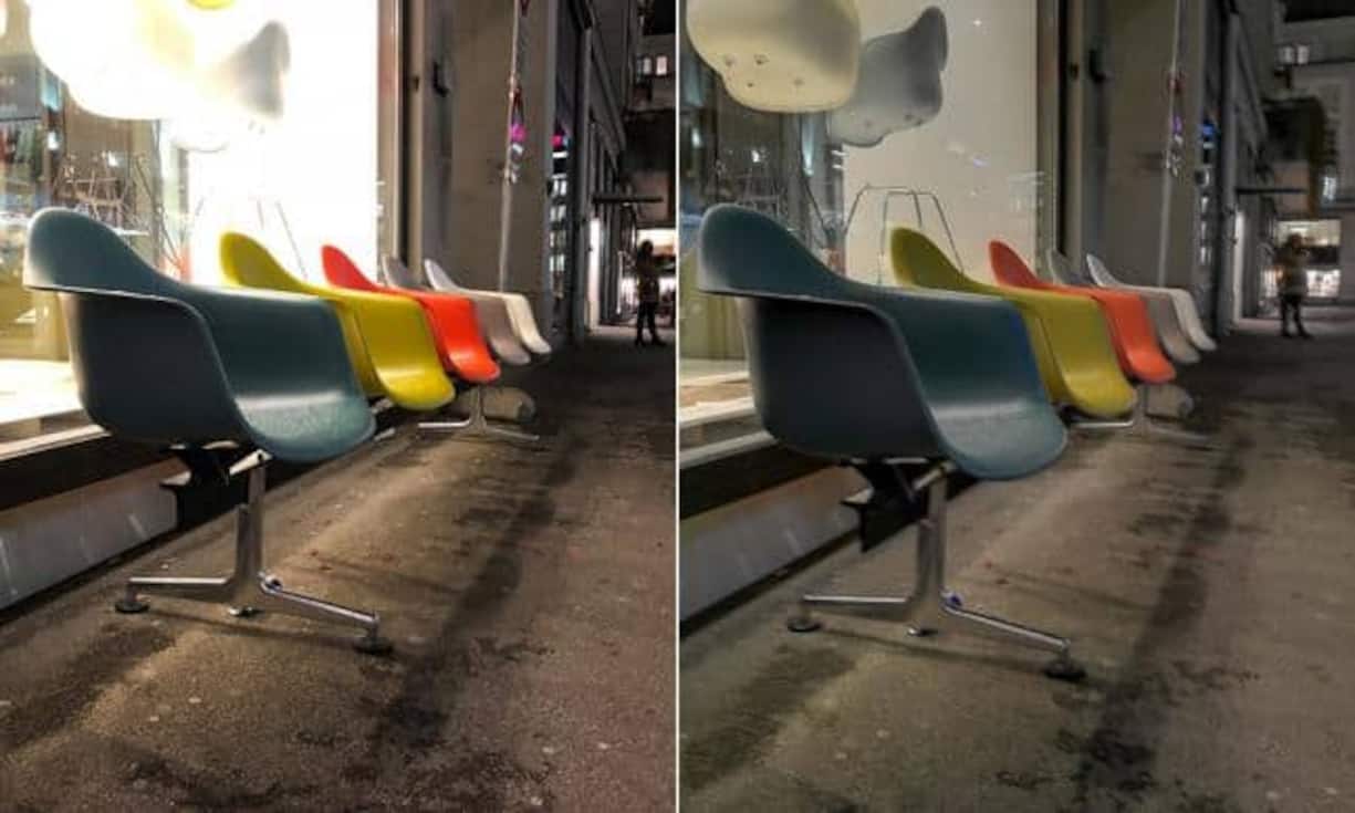 Punkten kann Apple dagegen bei Nahaufnahmen mit Gegenlicht. Die Bilder vom Mate 10 Pro gerieten reichlich dunkel – einzig im Modus «Nachtaufnahme» schafft das Mate 10 Pro vergleichbar gute Ergebnisse. Allerdings ist hier die Bildschärfe schwer zu erzielen...