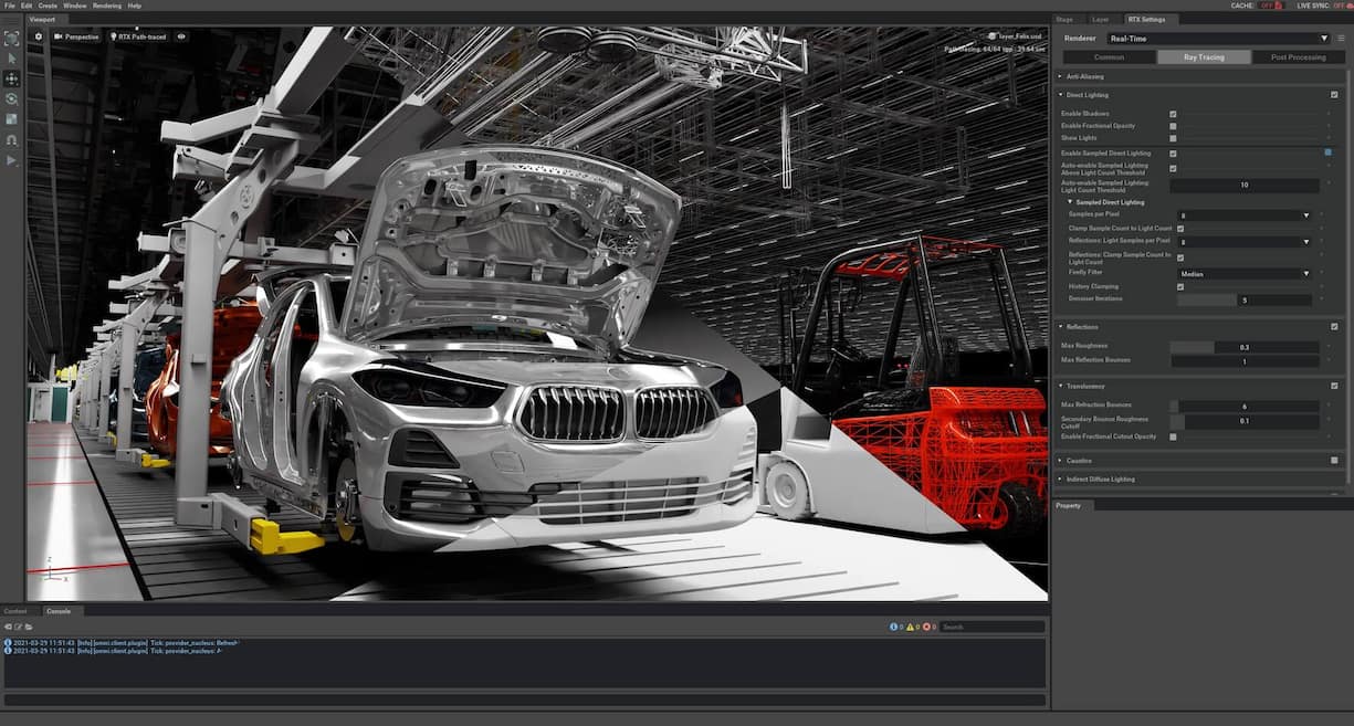PIXEL STATT PRODUKTIONSSTRASSEN Digitale Zwillinge wie hier die Metaverse-Kopie eines BMW-Werks sparen der Industrie bei der Planung von Produktionsänderungen viel Geld.