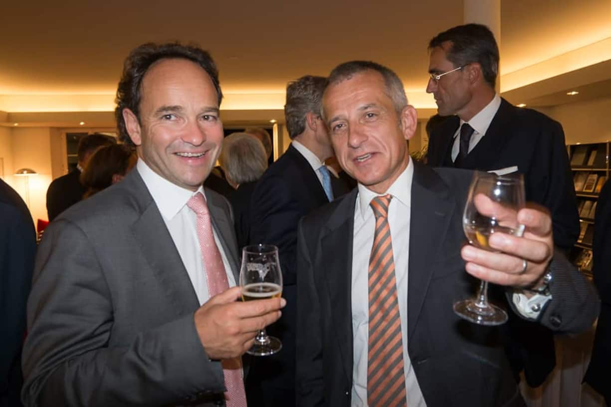 Christian Funke, Direktor KfW Bankengruppe Frankfurt a/Main; Martin Huth, Managing Director Triton Beteiligungsberatung Gmbh, Frankfurt a/Main