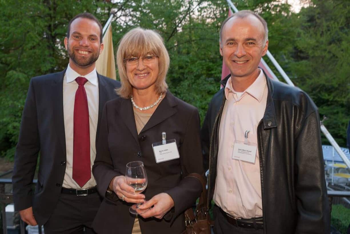 Roman Reichelt, Migros Genossenschaftsbund; Maria Jobin, ABB Asea Brown Boveri Ltd.; Jean-Marc Grand, GfM Schweizerische Gesellschaft für Marketing
