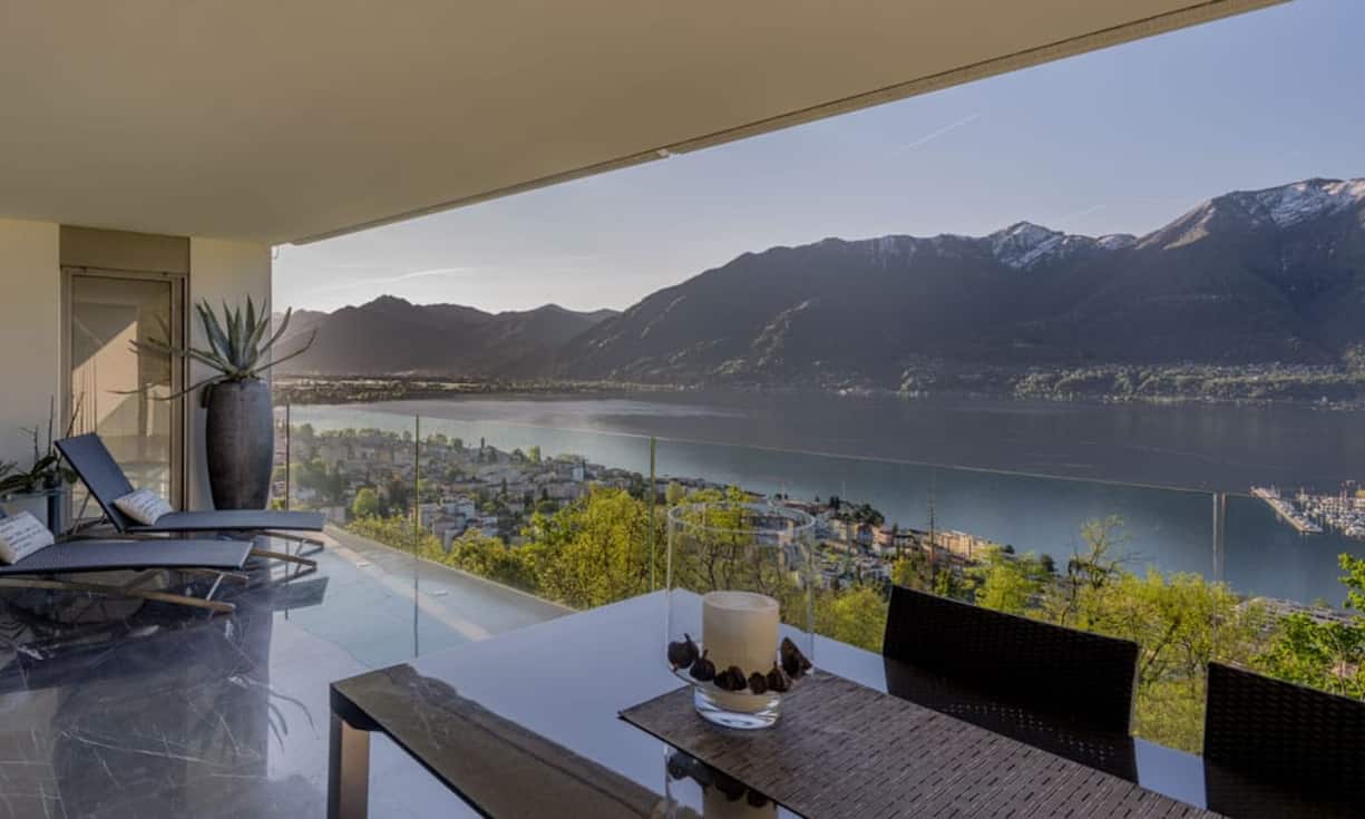 Die Gemeinde Orselina liegt am nördlichen Ufer des Lago Maggiore oberhalb von Locarno. Preis auf Anfrage Quelle und Bilder: Engel & Völkers