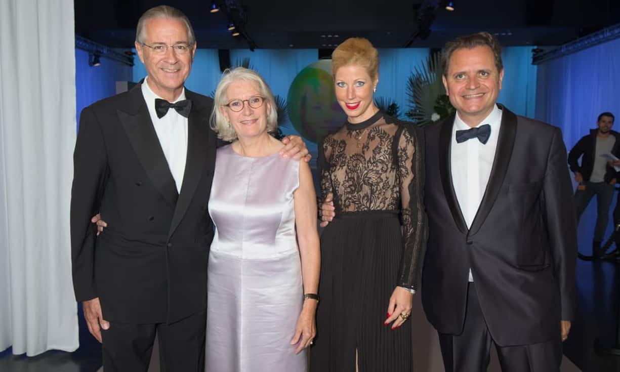Hubert Achermann, Stifungsratspräsident Lucerne Festival;
Christine Achermann, seine Gattin;
Andrea Christina Lötscher, Flötistin und Gattin von;
Michael Haefliger, Intendant Lucerne Festival