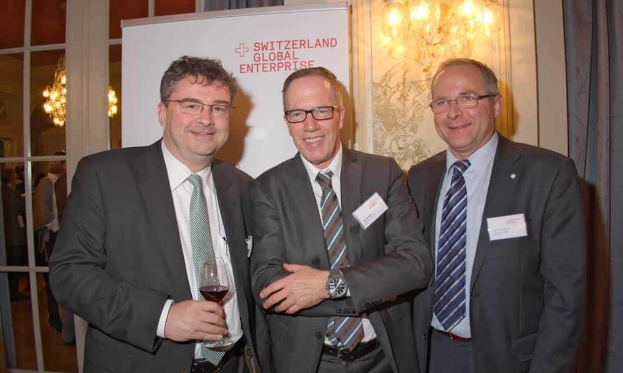 Kaspar Engeli, Handel Schweiz;
Adrian Wyss, Swiss Retail Federation;
Lorenzo Cassani, Cassani-Kaderselektion