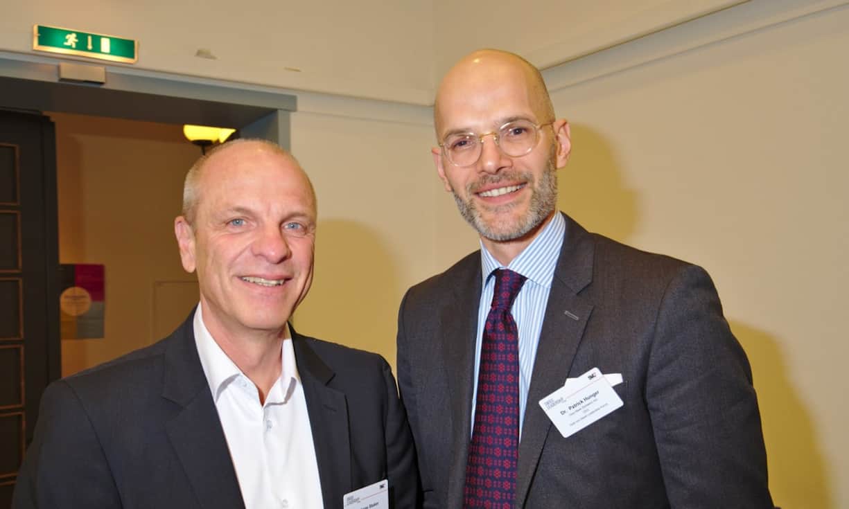Andreas Stuker, CAO, SAP (Schweiz) AG;
Patrick Hunger, CEO, Saxo Bank (Schweiz) AG