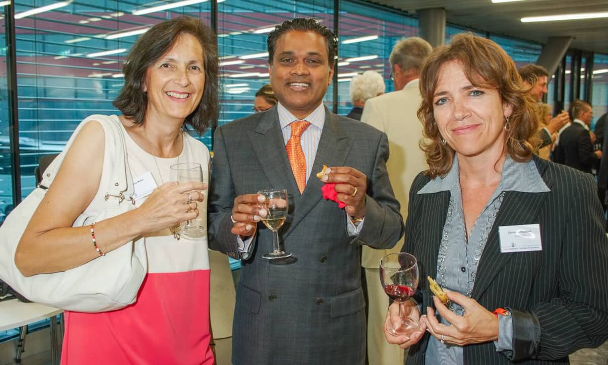 Shirley Muthu; Joseph Muthu, Director, Blue Sky Real Estate; Christine Bouvard, Contexa