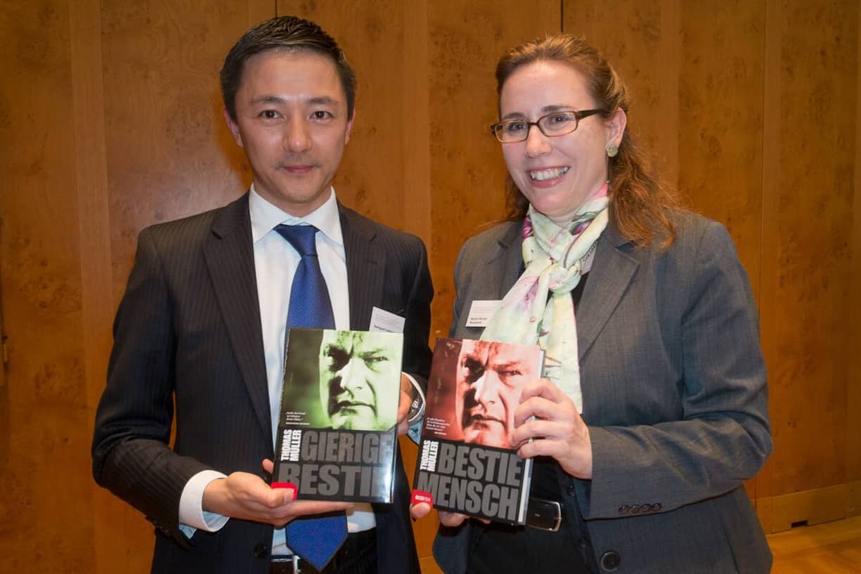 Namgyal Lobsang, Finanzberater RM, Raiffeisenbank; Marion Morad-Marquardt, Rechtsanwältin, Anwaltskanzlei Marion Morad