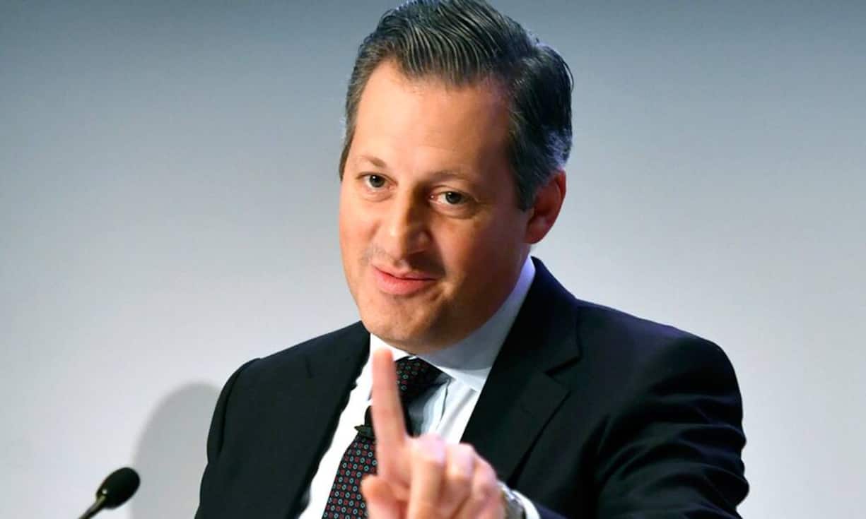 Platz 1: Boris Collardi, CEO Julius BärNoten: 9 - 10 - 9 - 8 // Gesamt: 36Boris Collardi darf die Früchte seines gezielten Wachstumskurses ernten – schon seit Jahren stemmt er sich gegen den allgemein verbreiteten Pessimismus in der Branche und investiert munter drauflos.Bilder: Keystone