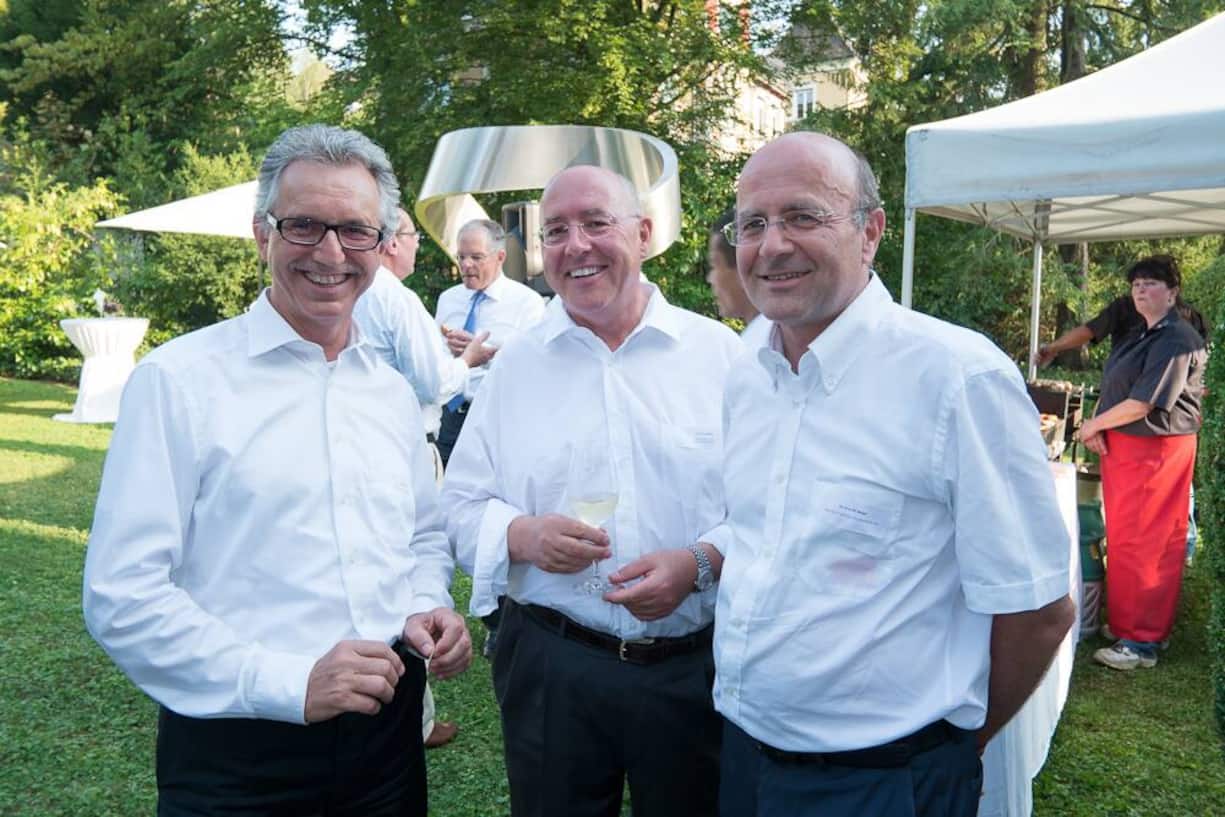 Stephan Mayer, Adval Tech Holding AG; Otto Bruderer, Wegelin & Co. Privatbankiers; Peter M. Binder, Binder Corporate Finance AG