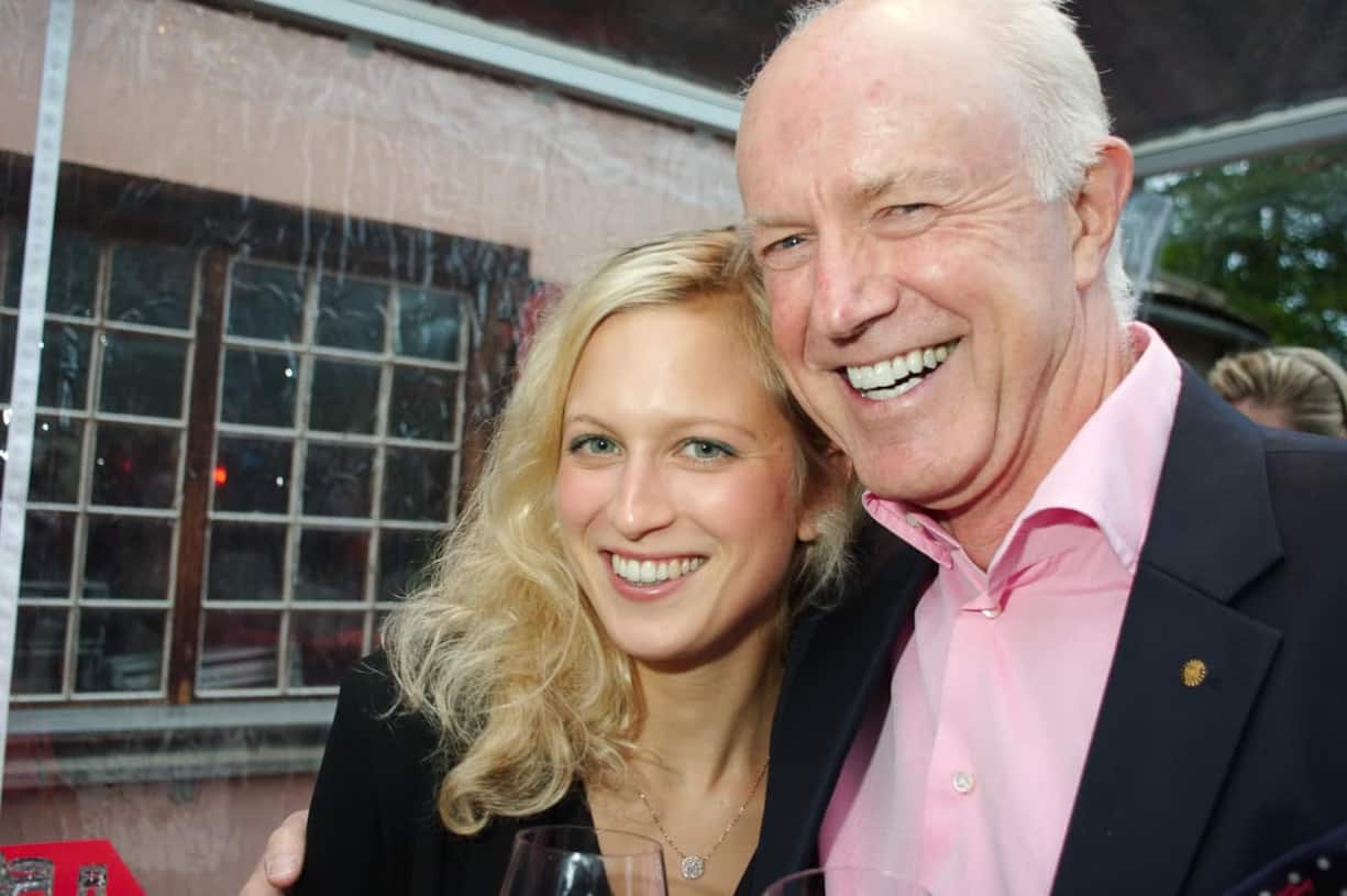 Stephanie Elmer, PR Engadin St. Moritz; John Webster, Unternehmer.