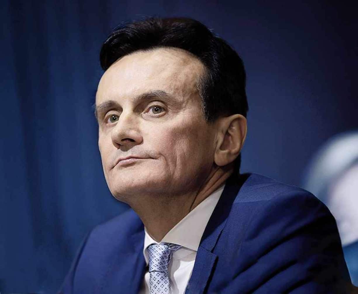 2/26/2019 - Washington, District of Columbia, United States of America: Pascal Soriot, Executive Director and Chief Executive Officer, AstraZeneca appears before the Senate Committee on Finance for a hearing on prescription drug pricing on Capitol Hill in Washington, DC, February 26, 2019. (Chris Kleponis / CNP / Polaris) /// Trump