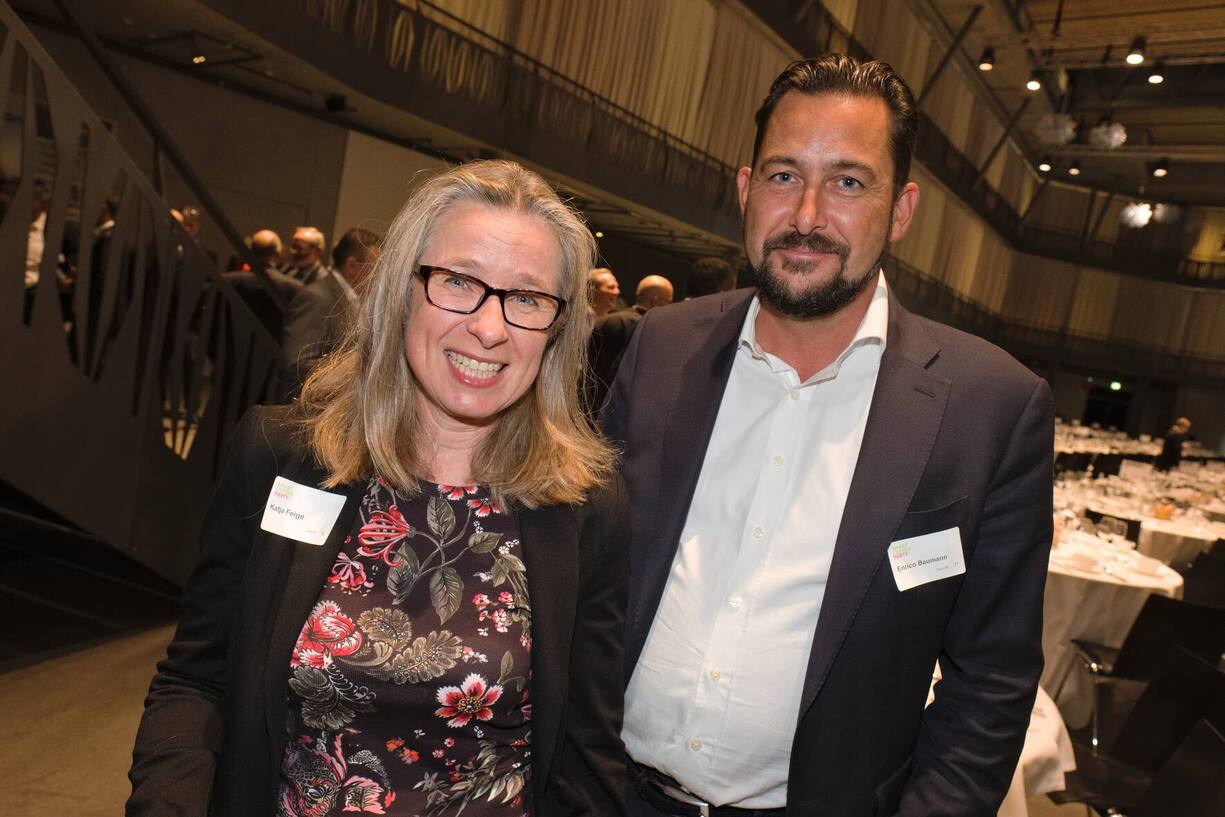 Katja Feige, SBB AG;Enrico Baumann, Smart City Alliance