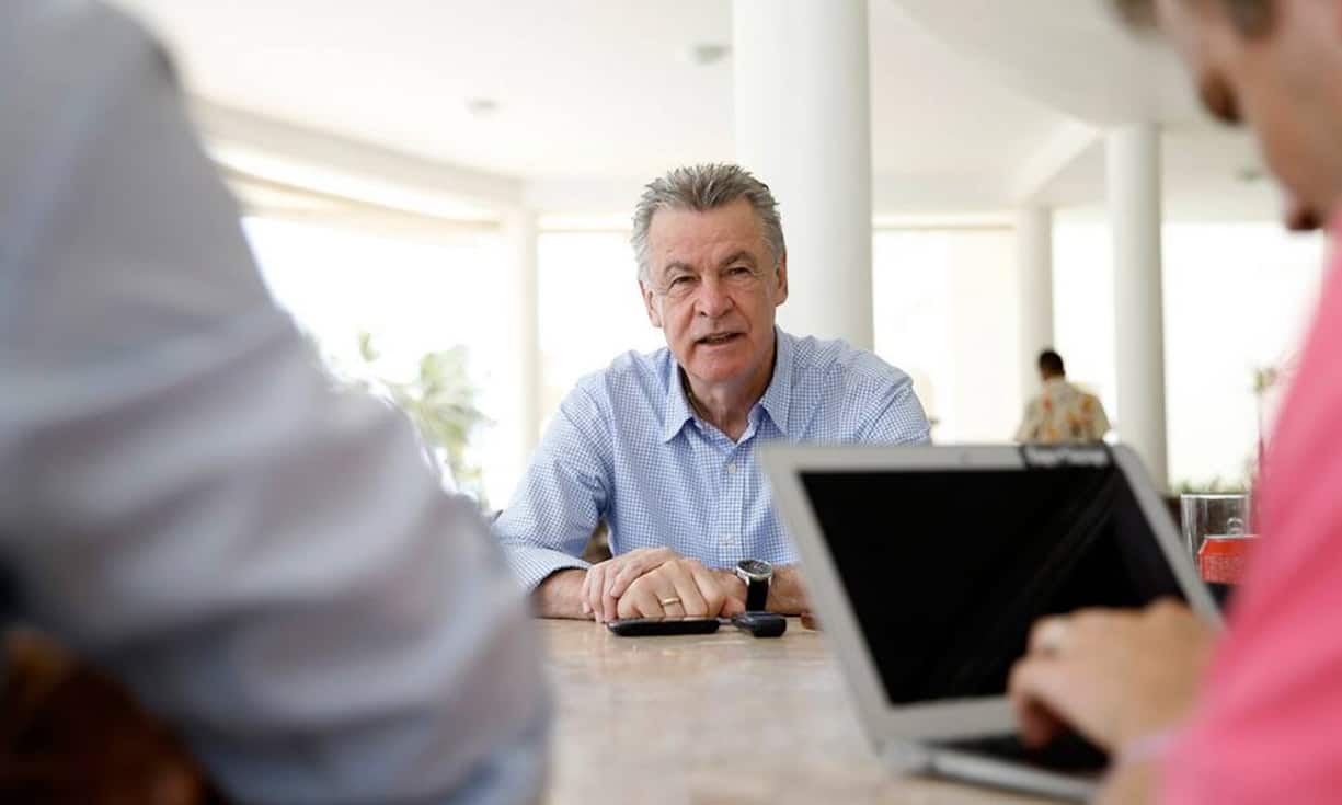 Weniger gut lief es für Ottmar Hitzfeld. Hatte der Ex-Nati-Trainer 2016 noch ein Handicap von 16.5, verschlechterte er sich 2017 um 5.5 - auf ein Handicap von 22.0. Damit ist er der grösste Absteiger im Ranking. Bilder: Keystone/zvg