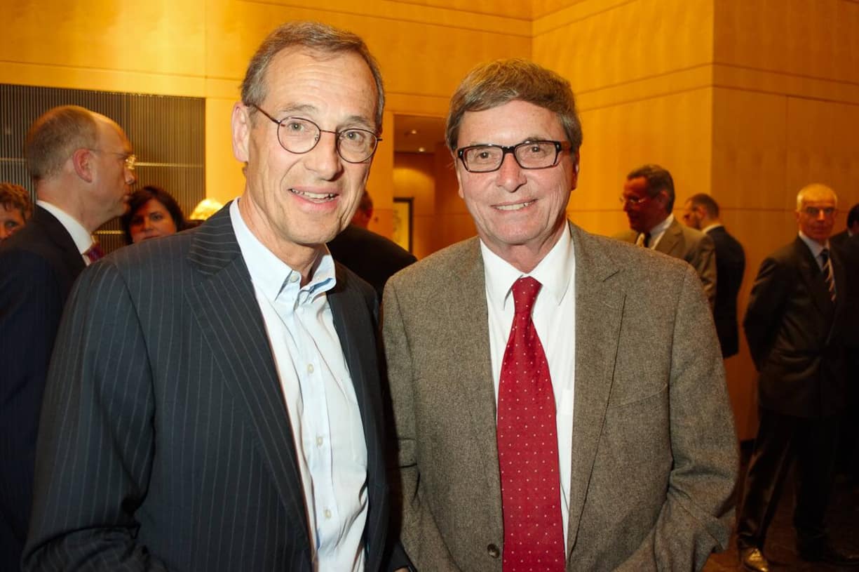 Arthur Decurtins, Präsident, Helmut Horten Stiftung; Bruno Gehrig, Chairman of the Board of Directors, SWISS