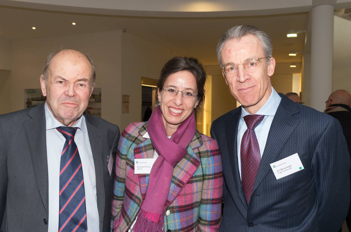 Urs Schneider, International University Geneva; Cornelia Herzog, Deloitte; Urs Bertschinger, Prager Dreifuss AG