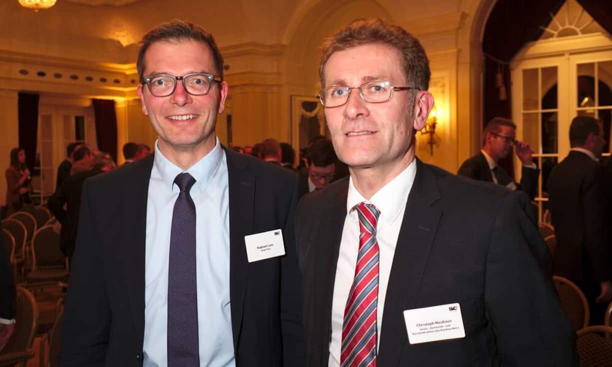 Raphael Lanz, Stadtpräsident, Thun;
Christoph Neuhaus, Regierungsrat, Kanton Bern