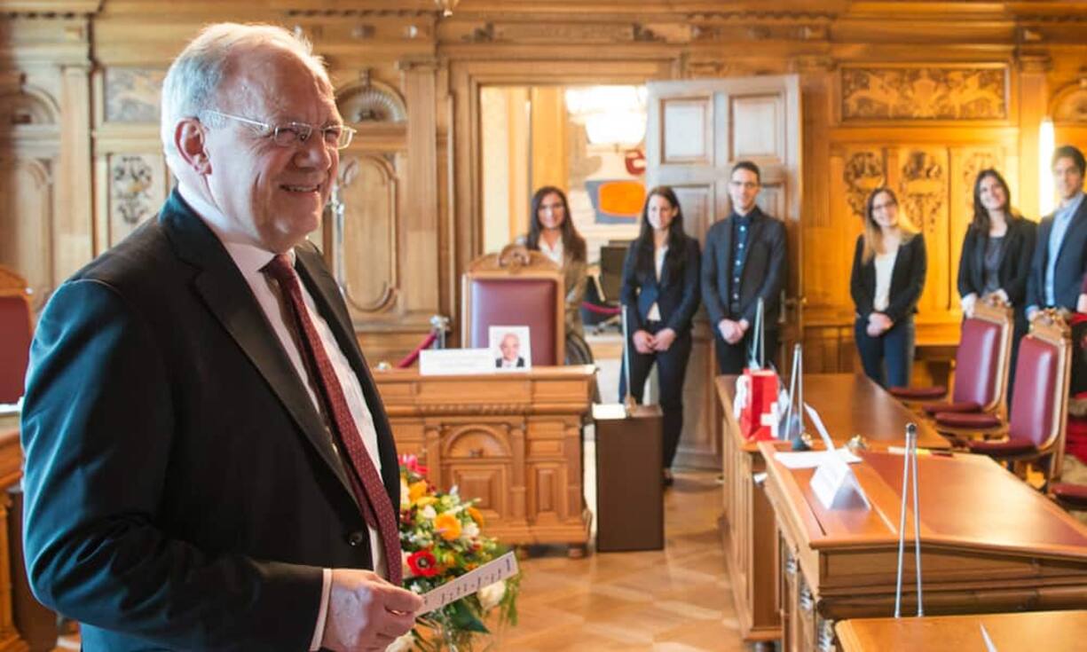 Johann Schneider-Ammann opponierte im Jahr 2006 gegen Schmid, als dieser Präsident des Wirtschaftsdachverbandes Economiesuisse werden wollte. Bilder: Keystone/PR