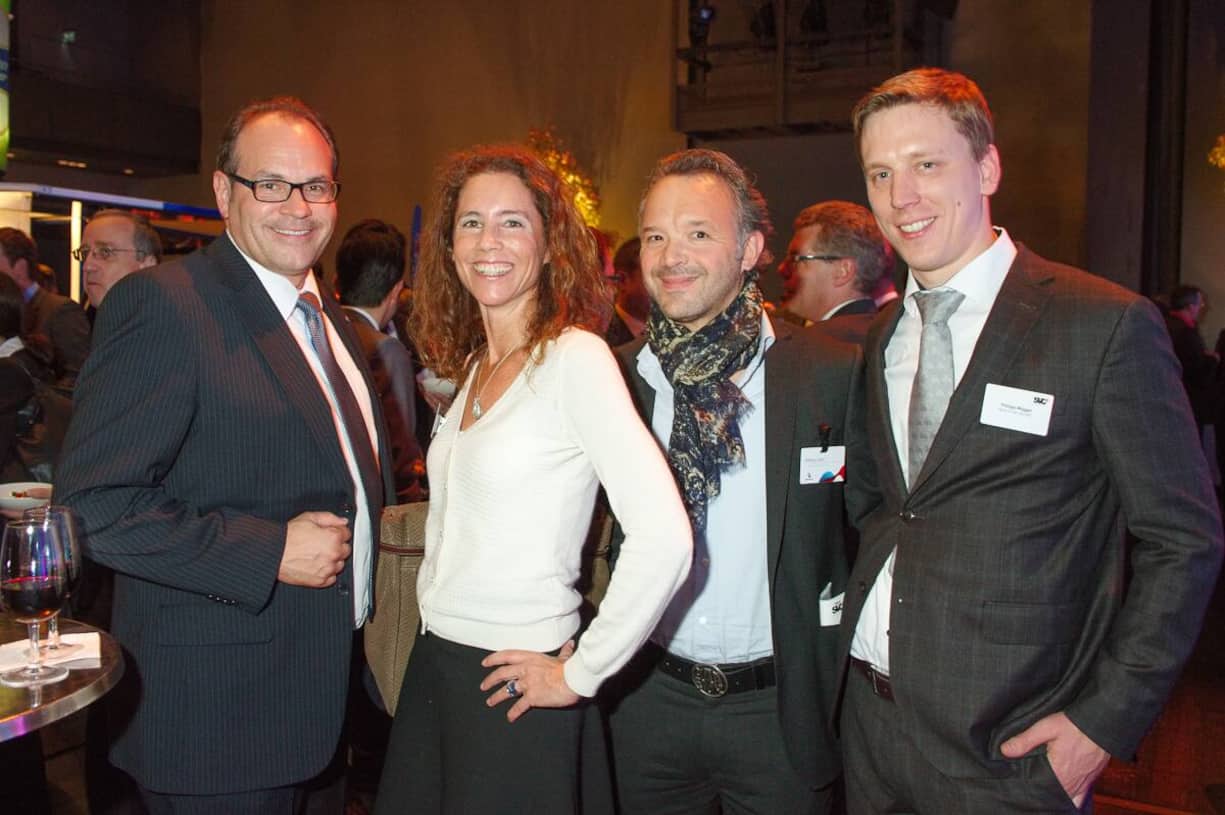 Andreas Arpagaus, Swisscom; Julia Johannsen-Roth, Jelmoli AG; Markus Liem, Swisscom; Philipp Wigger, Alpiq InTec Ost AG