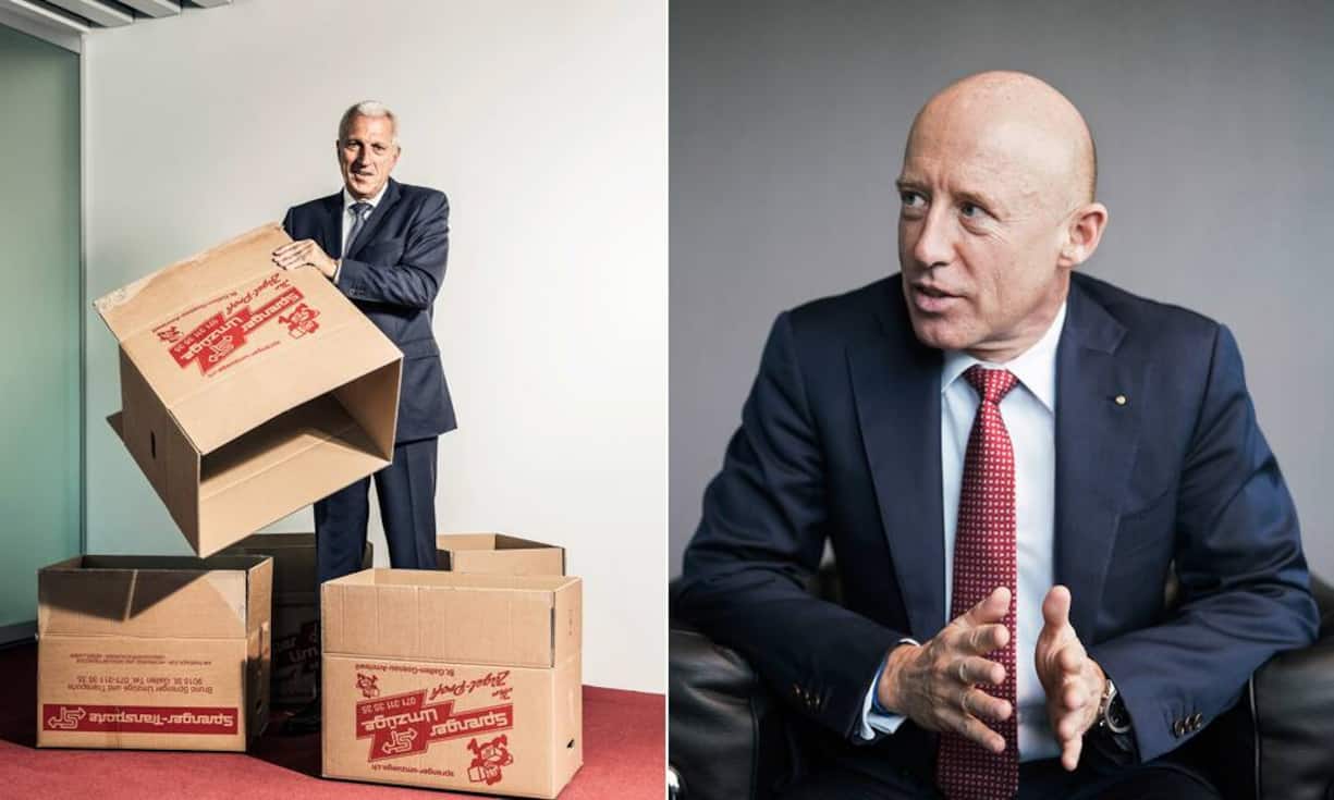 Pierin Vincenz und Patrik Gisel