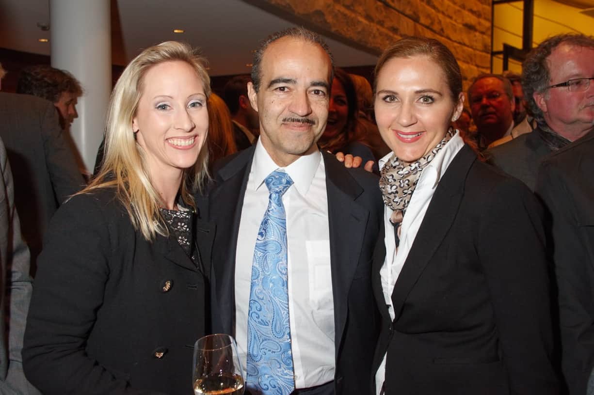 Sophia Buhofer, Dynavest AG; Francisco Fernandez, CEO, Avaloq Evolution AG; Andrea Persterer