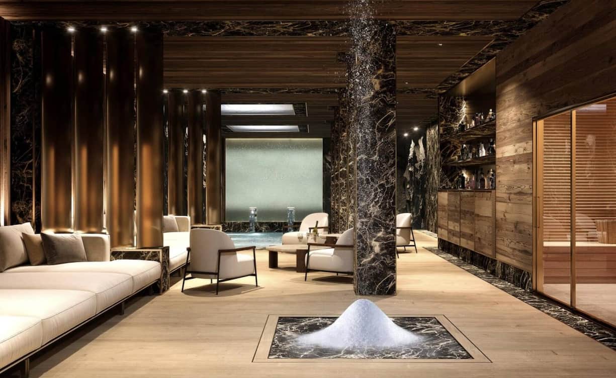 ... eine Schneedusche ...