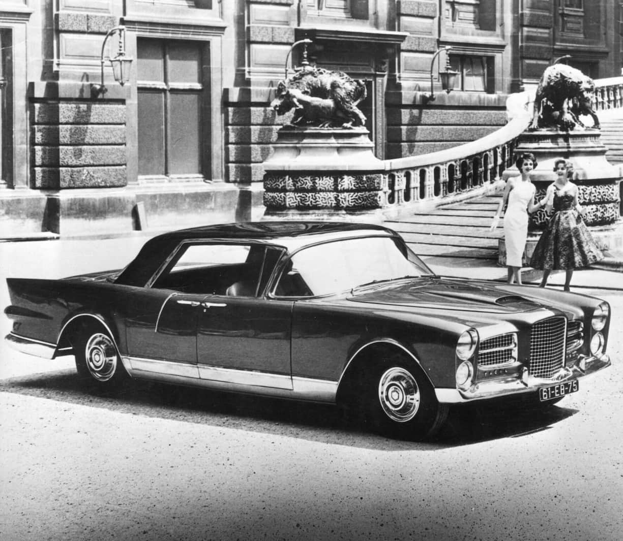 Die einstige Auto-Starmarke Facel Vega (im Bild der Excellence EX1 von 1958) ist Namenspatin der Uhrenmarke Depancel ...