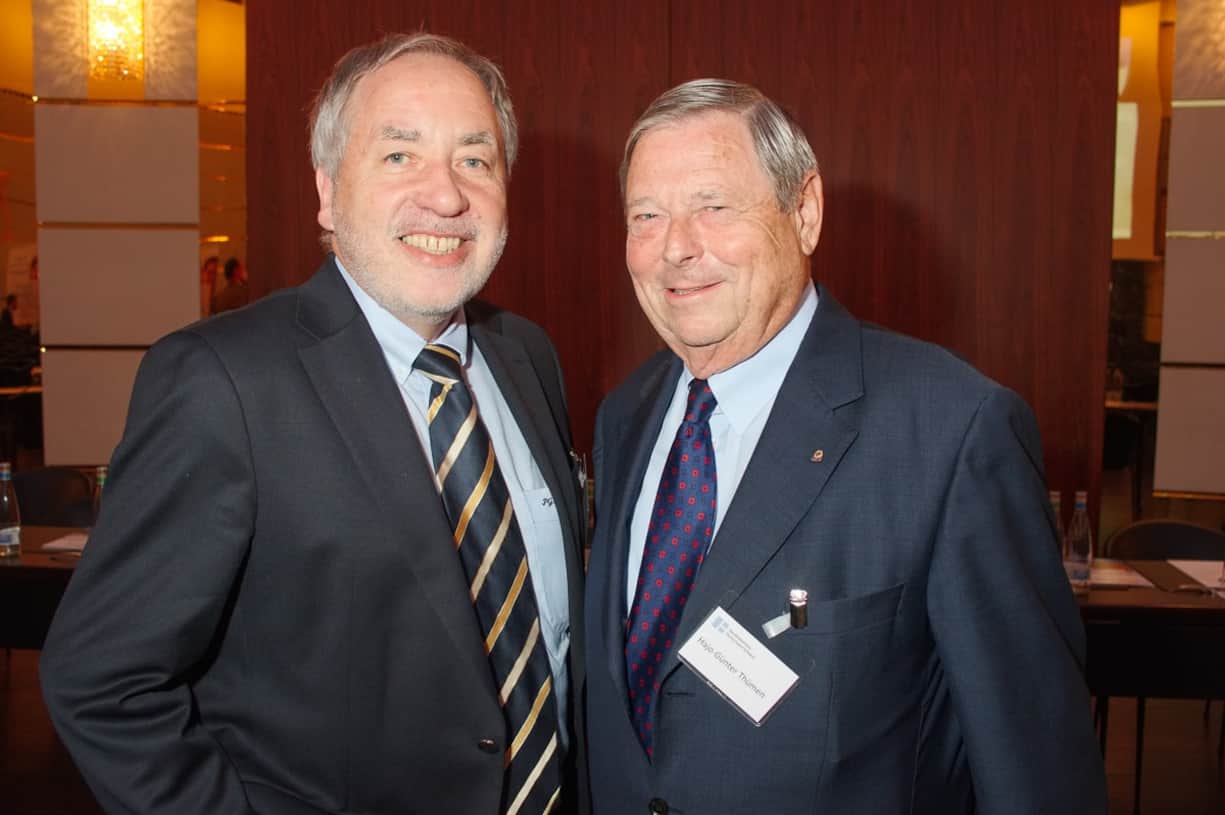 Peter Grüschow, Ehrenvorstand, Handelskammer D-CH; Hajo-Günter Thümen, VR-P, Tanverco AG.