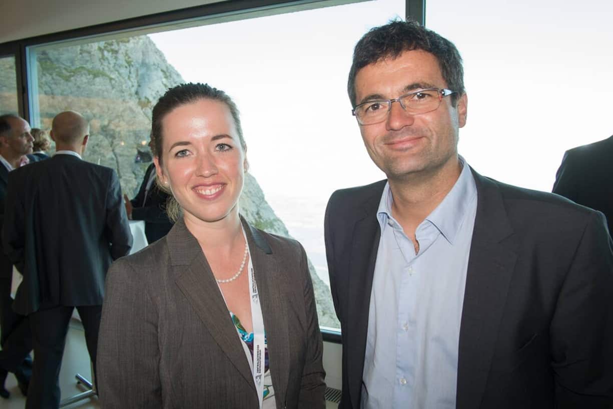 Michèle Ramò-Lüpold, Patrick Rohr Kommunikation GmbH; Rudolf Minsch, Vorsitzender der Geschäftsleitung a.i., economiesuisse