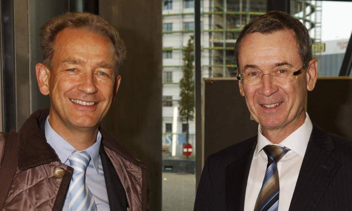 v.l.n.r. Bult Adrian, VRP Swissgrid, Dieter Bernauer; Leiter Swisscom Beteiligungen