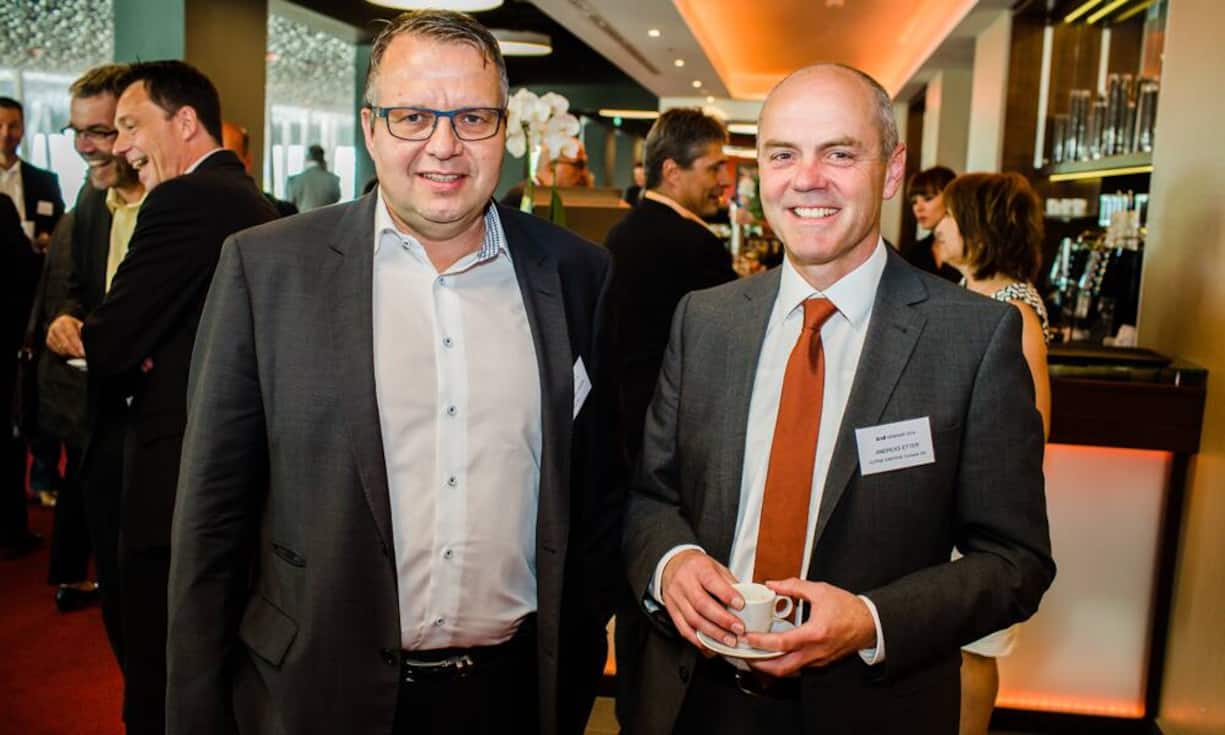 Heiner Braschler, Cablex AG mit Andreas Etter, Alpine-Energie Schweiz AG