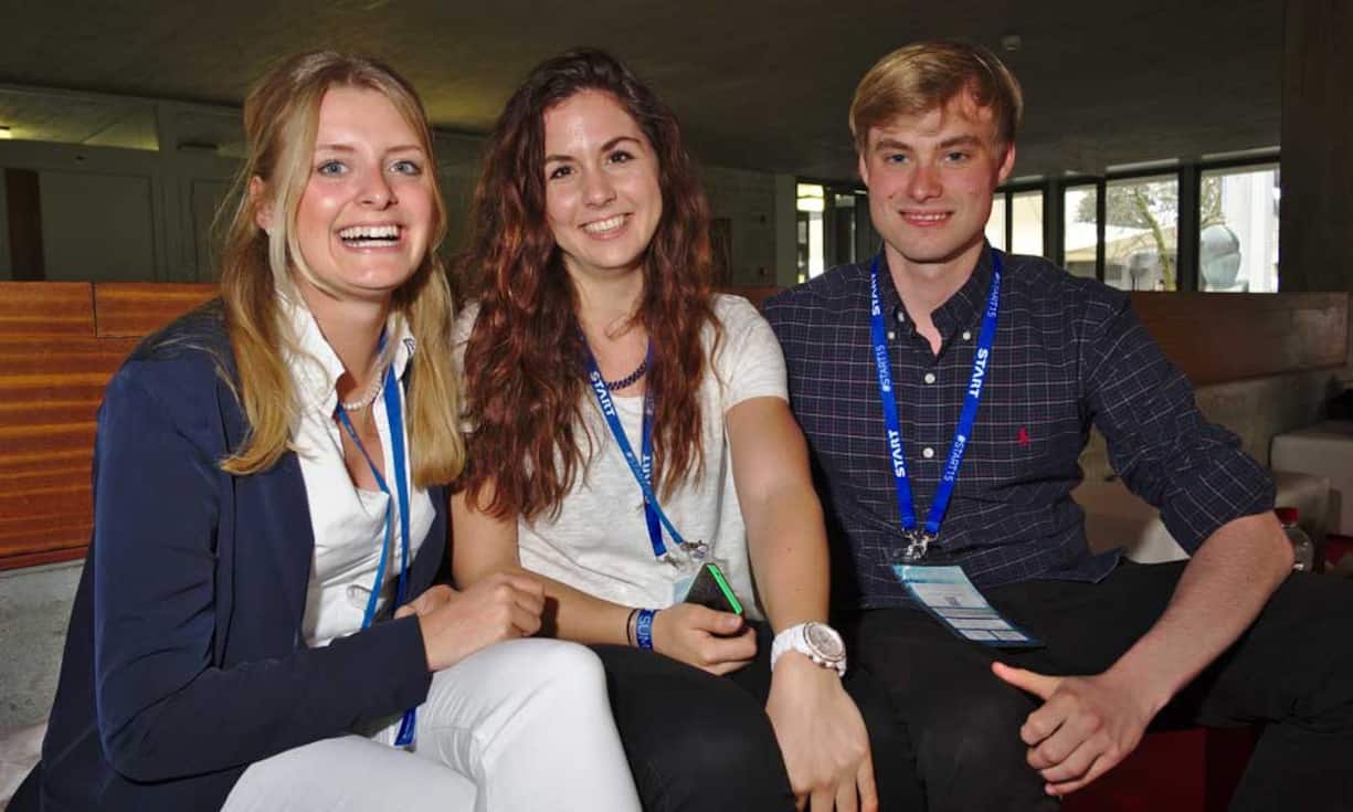 Aenne Stöckmann, Ambassador, Hanze University;
Rebekka Mossal, Ambassador, Hanze University;
Thomas Diehl, Ambassador, Zeppelin Universität