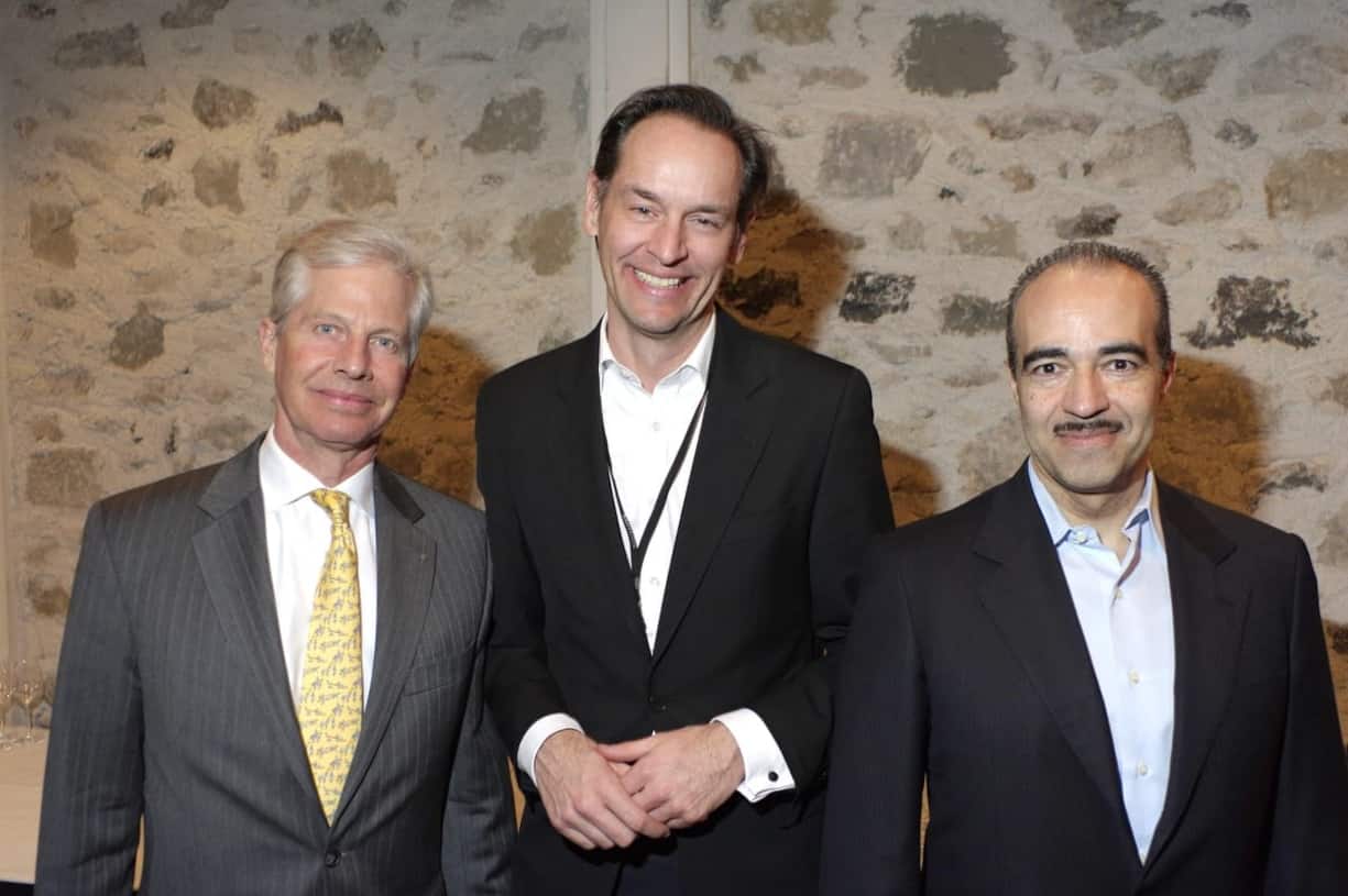 Hans C. Bodmer, President/CEO, Bodmer Financial Planning AG; Patrick Warnking, Country Director, Google Switzerland GmbH; Francisco Fernandez, CEO, Avaloq Evolution AG