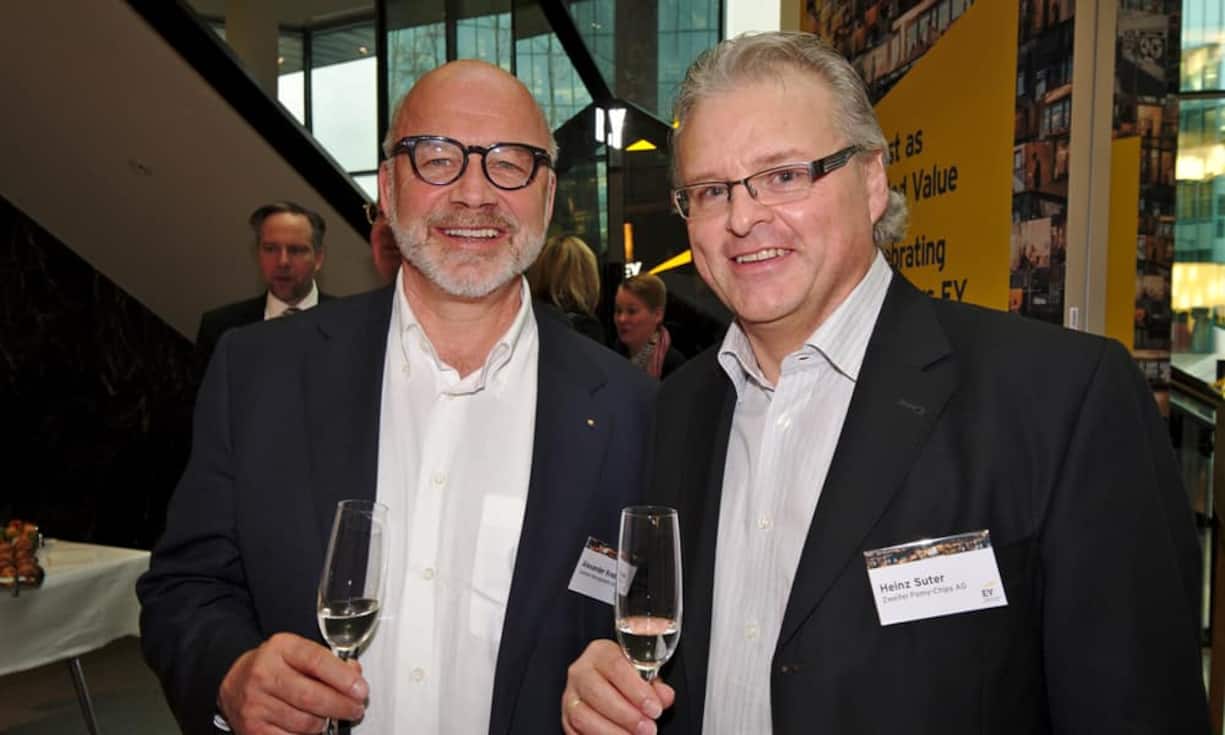 Alexander Krebs, Valincor Management AG;
Heinz Suter, Zweifel Pomy-Chips AG