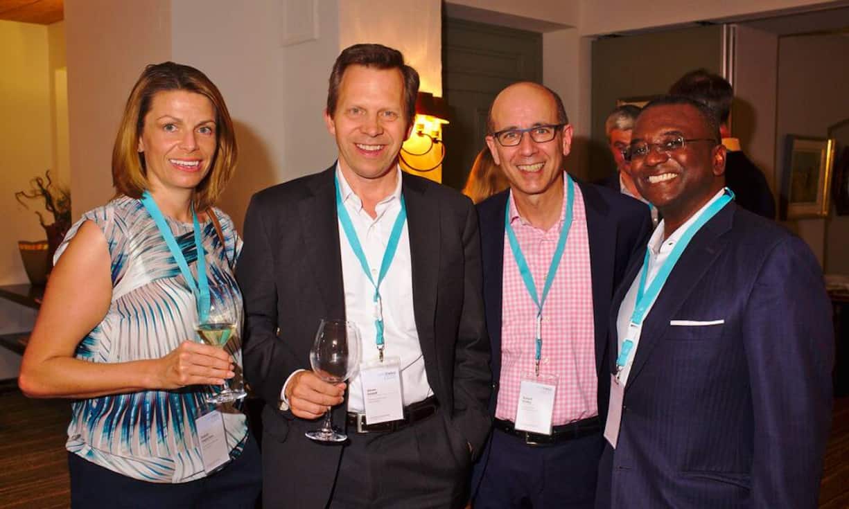 Elizabeth Langley-Jones, VP Sales FM UK&British Isles, Barry Callebaut;
Steven Retzlaff, President Global Cocoa, Barry Callebaut;
Richard Scobey, Incoming President (ab Juli 2016), World Cocoa Foundation;
Walter Nobles, VP Procurement Global Raw Materials, Mondélez International