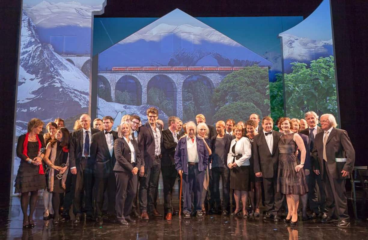 alle Geehrten auf der Bühne