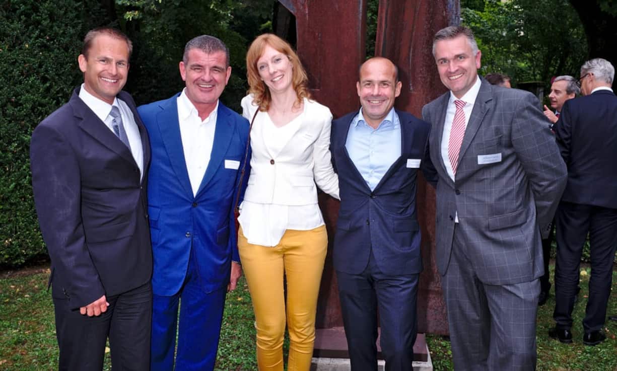 Stefan Heiniger, CEO, Aebi Schmidt Holding AG;
Peter Spuhler, CEO & VRP, Stadler Rail AG;
Marina Winder, Generalsekretärin, Stadler Rail AG;
Markus Sauerbruch, CEO, Stadler Altenrhein;
Thomas C. Ahlburg, CEO, Stadler Bussnang