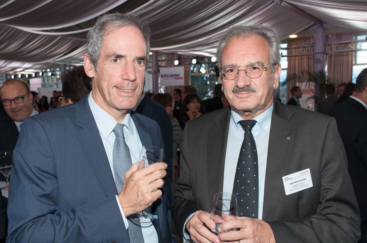 Anton Affentranger, CEO, Implenia AG; René Röthlisberger, Präsident, Wirtschaft Uri