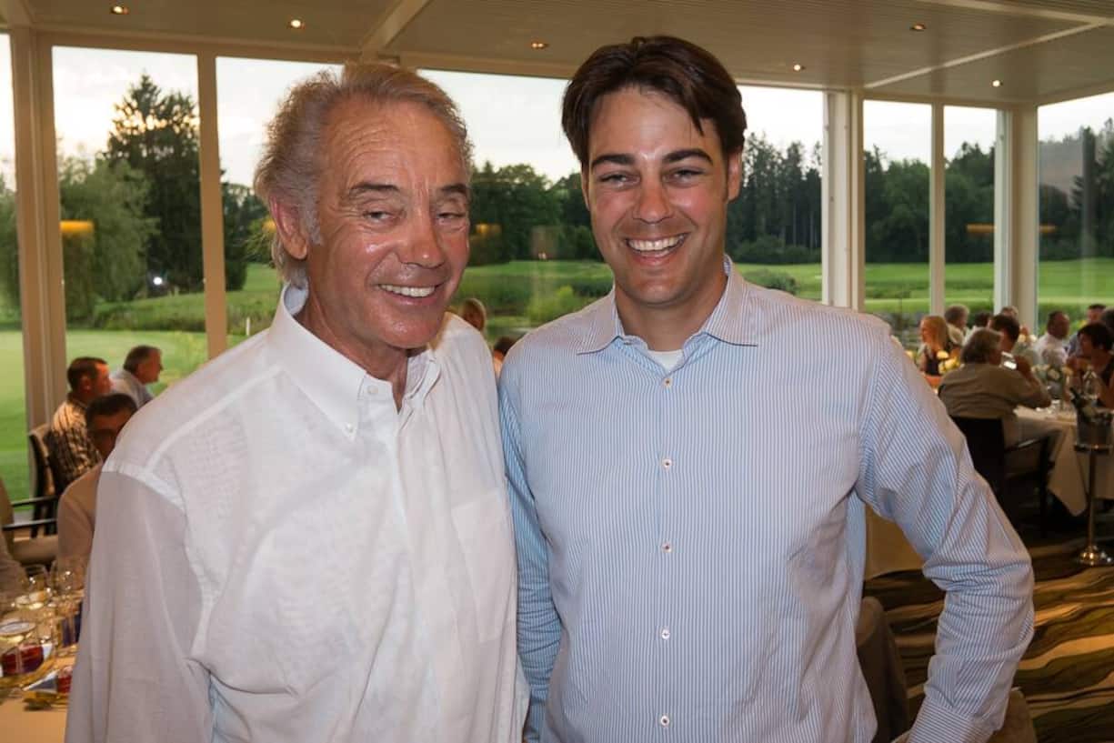 Sportlicher Vater, sportlicher Sohn: Bruno und Renato Marazzi