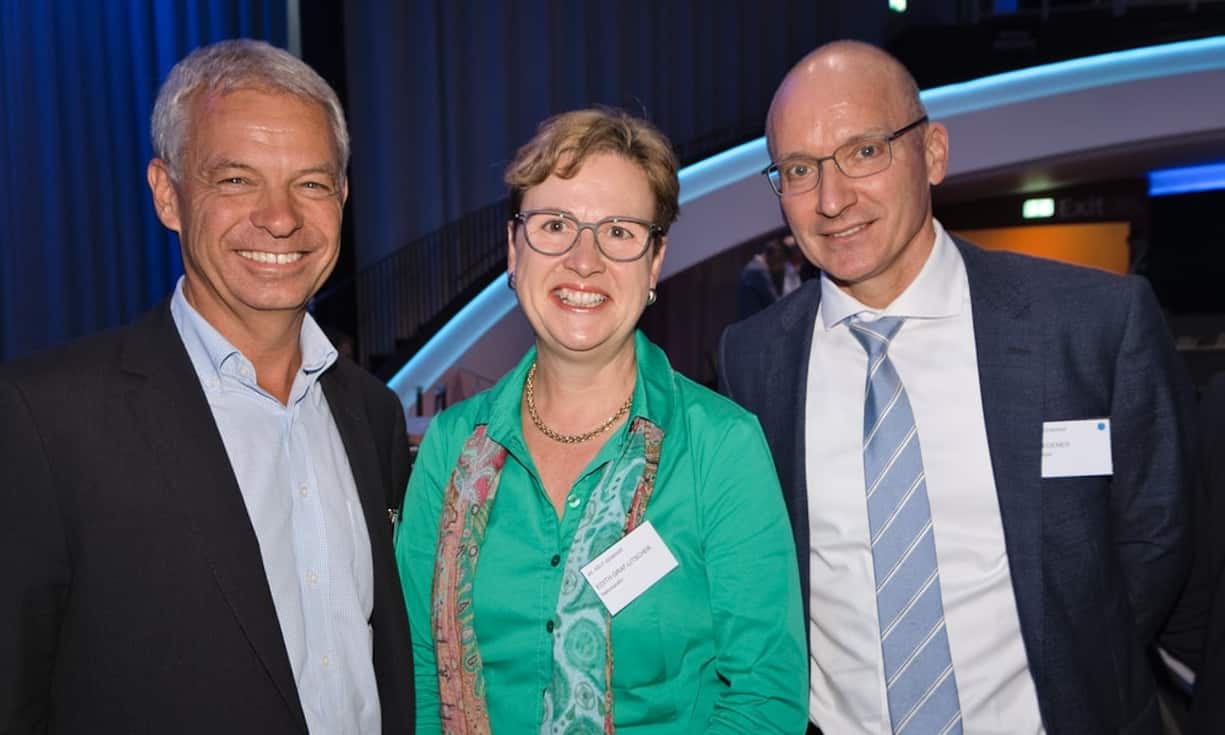 Beat Bongni, Swisscom (Schweiz) AG; Edith Graf-Litscher, Nationalrätin; Urs Riedener, CEO, Emmi Gruppe