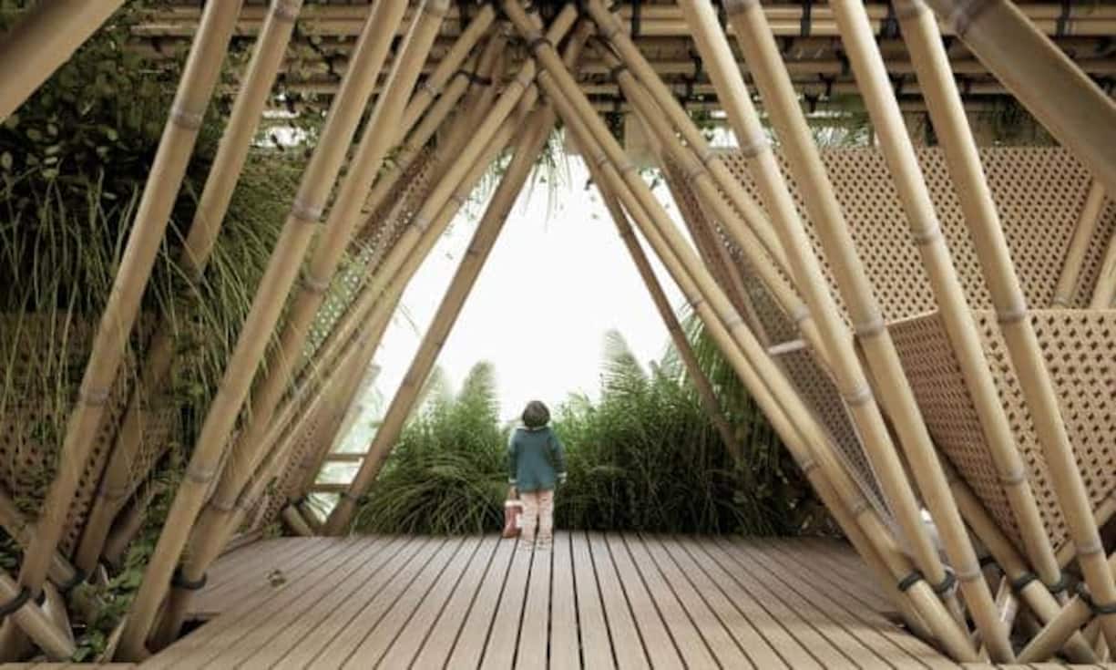 «Rising Canes» von Penda will nichts weniger als die Zukunft des Wohnens und Arbeitens revolutionieren. Dies soll dank einer umweltschonenden Bambusbauweise geschehen.