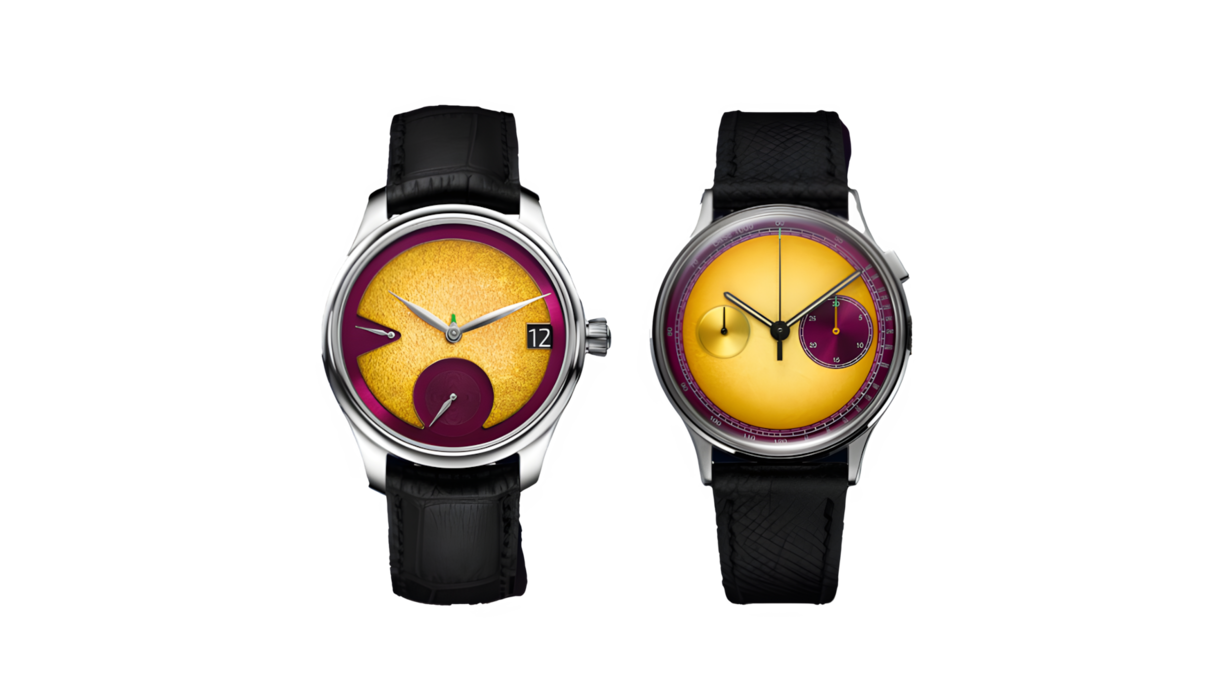 Innovation und Krea­tivität sind für kleinere unabhängige Uhrenhersteller der Lebensnerv. H. Moser & Cie. belegt im Luxussegment einen Spitzenplatz in Sachen Surprisen: 2024 sorgte die Marke mit einer Kollaboration mit dem Londoner Studio Underdog für Furore (im Bild).